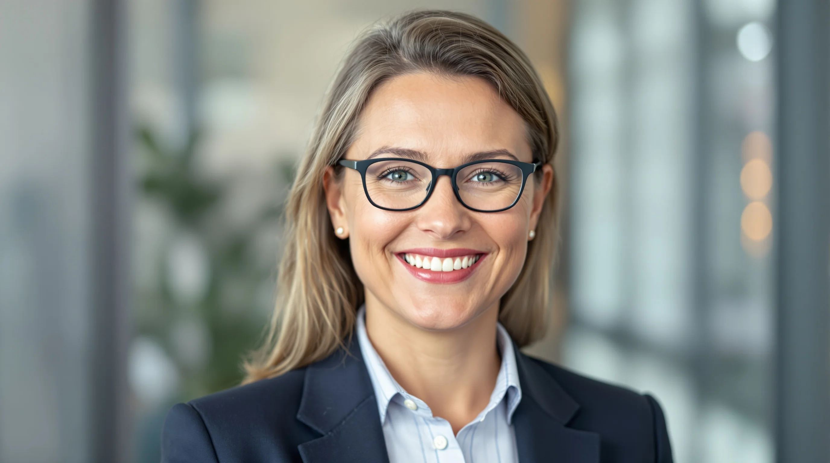 Modernes Büro-Setting mit Laptop und Smartphone zeigt ein digitales Bewerbungsfoto