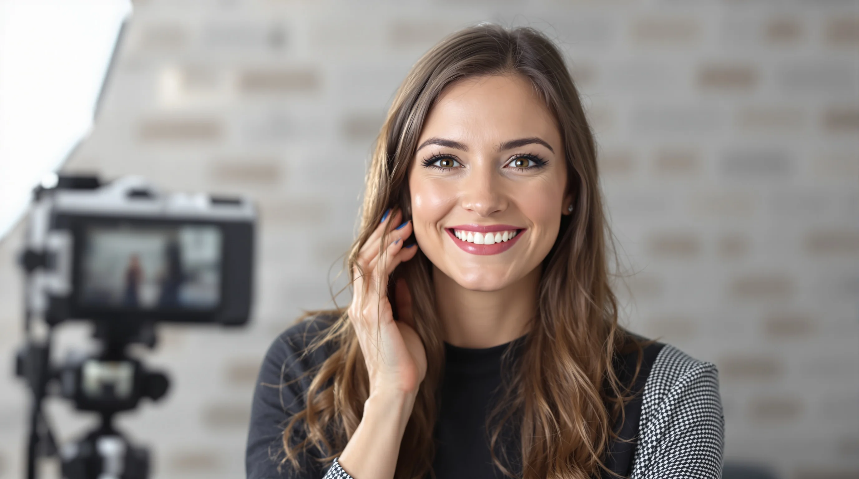 Beispiel: Person erhält mehrere KI‑generierte Bewerbungsbilder mit verschiedenen Hintergründen