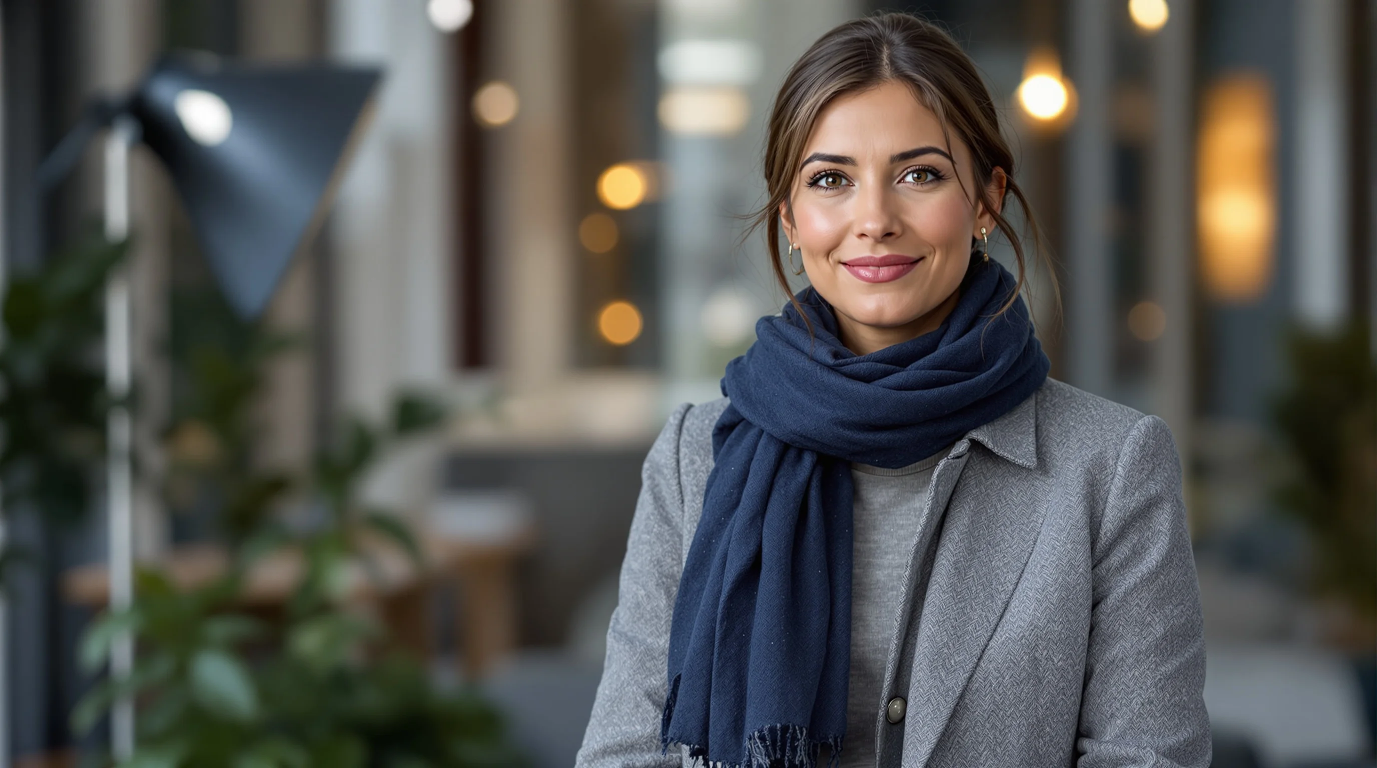 Beispiele für passende Farben und dezente Muster für Bewerbungsfotos