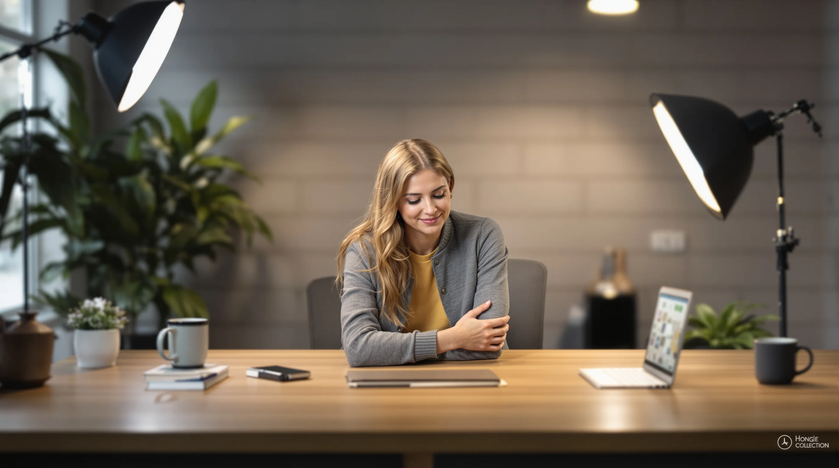 Smartphone-Foto, das in eine KI-Bewerbungsaufnahme umgewandelt wird