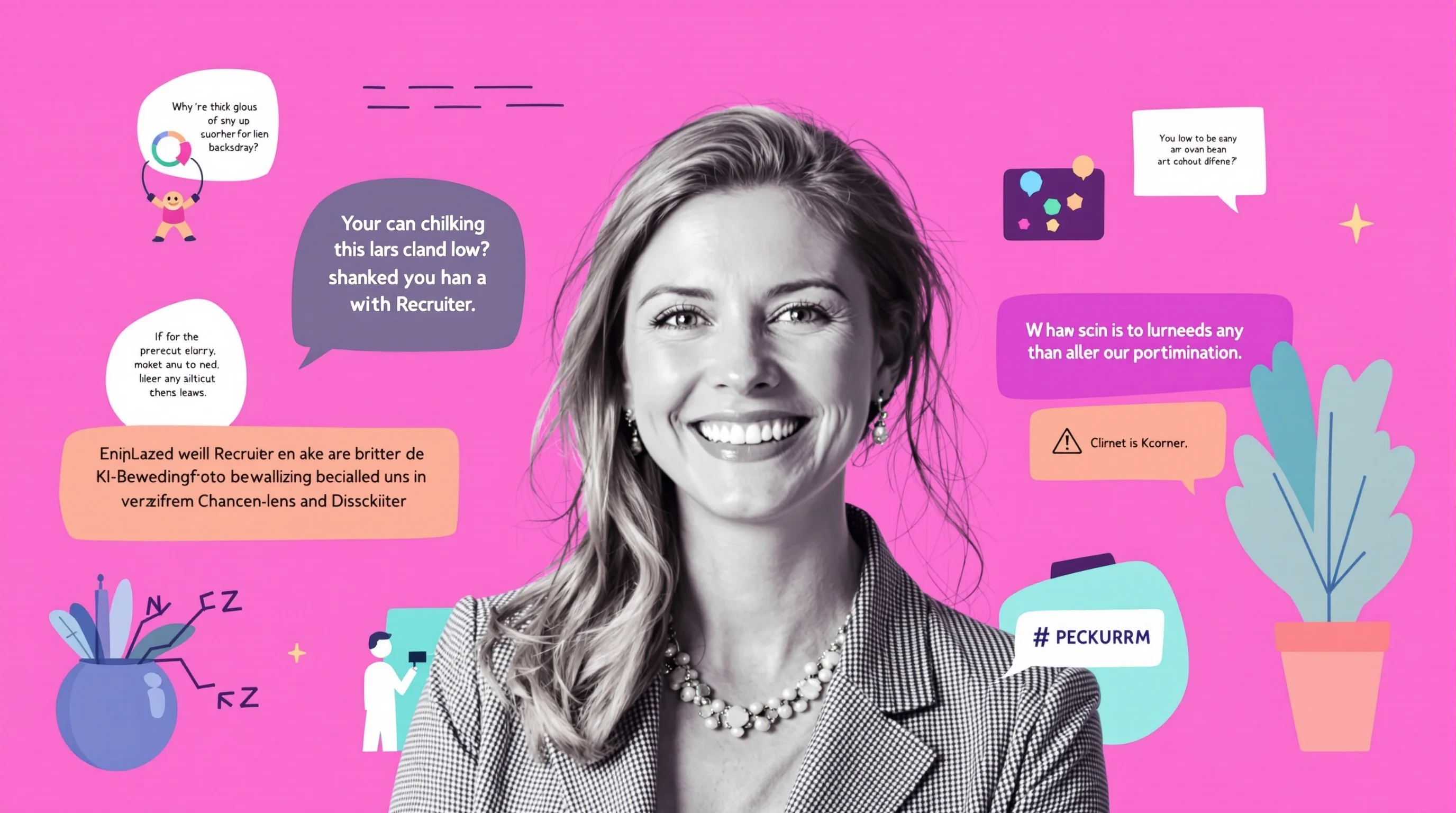 Vergleich: Natürliches Bewerbungsfoto vs. überoptimiertes KI-Bild